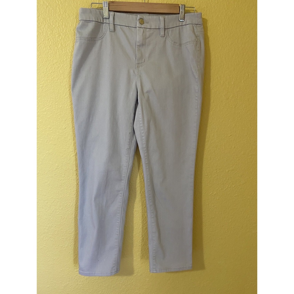 Women's Chicos Light Tan Stretch Ankle Pant Size Small 6